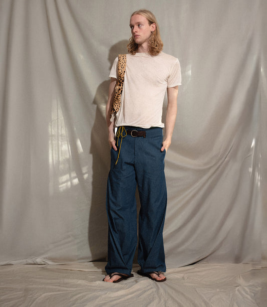 BB Bag in Hair-on-Hide with Leopard Print