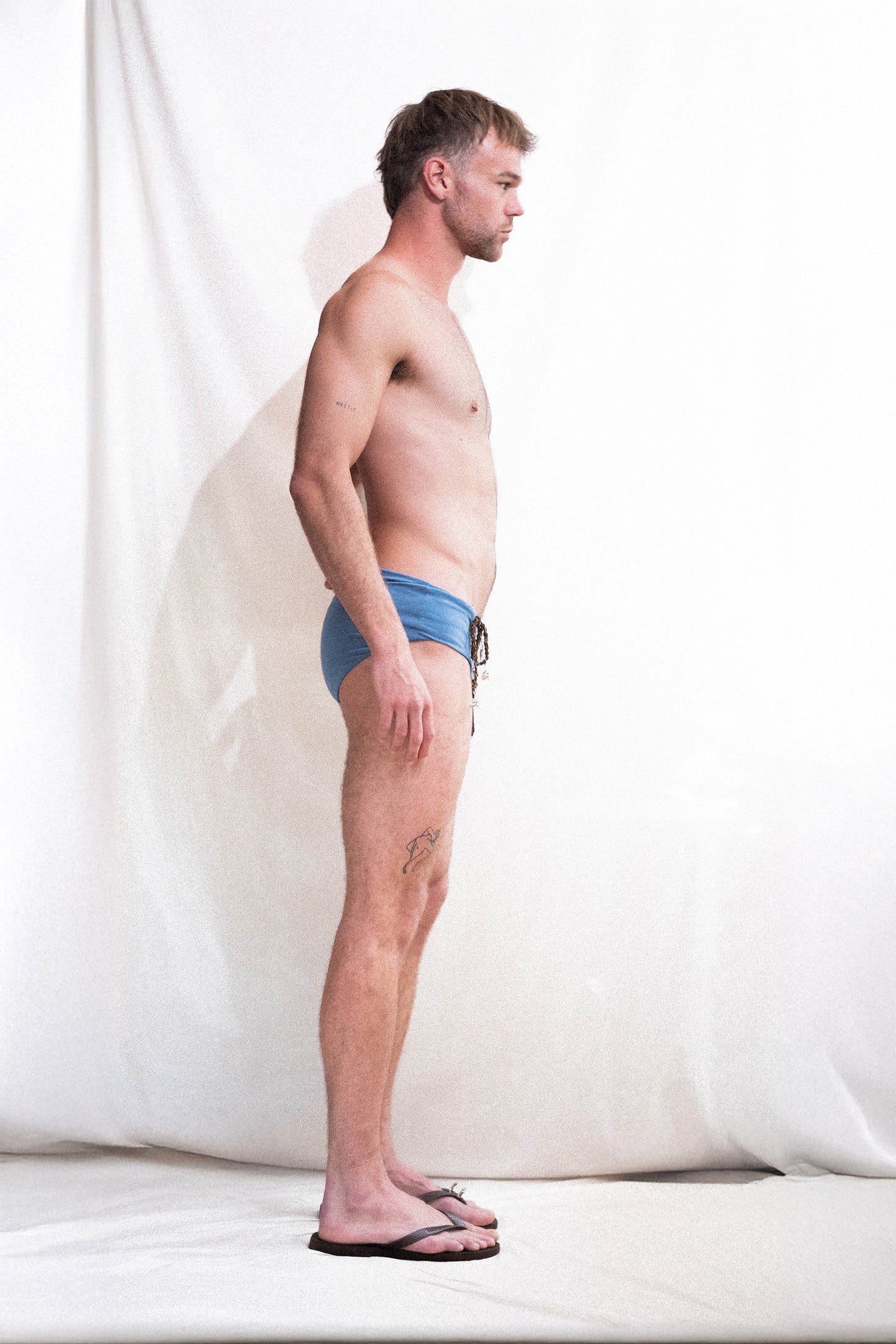 Drapped Speedo in Cotton Jersey
