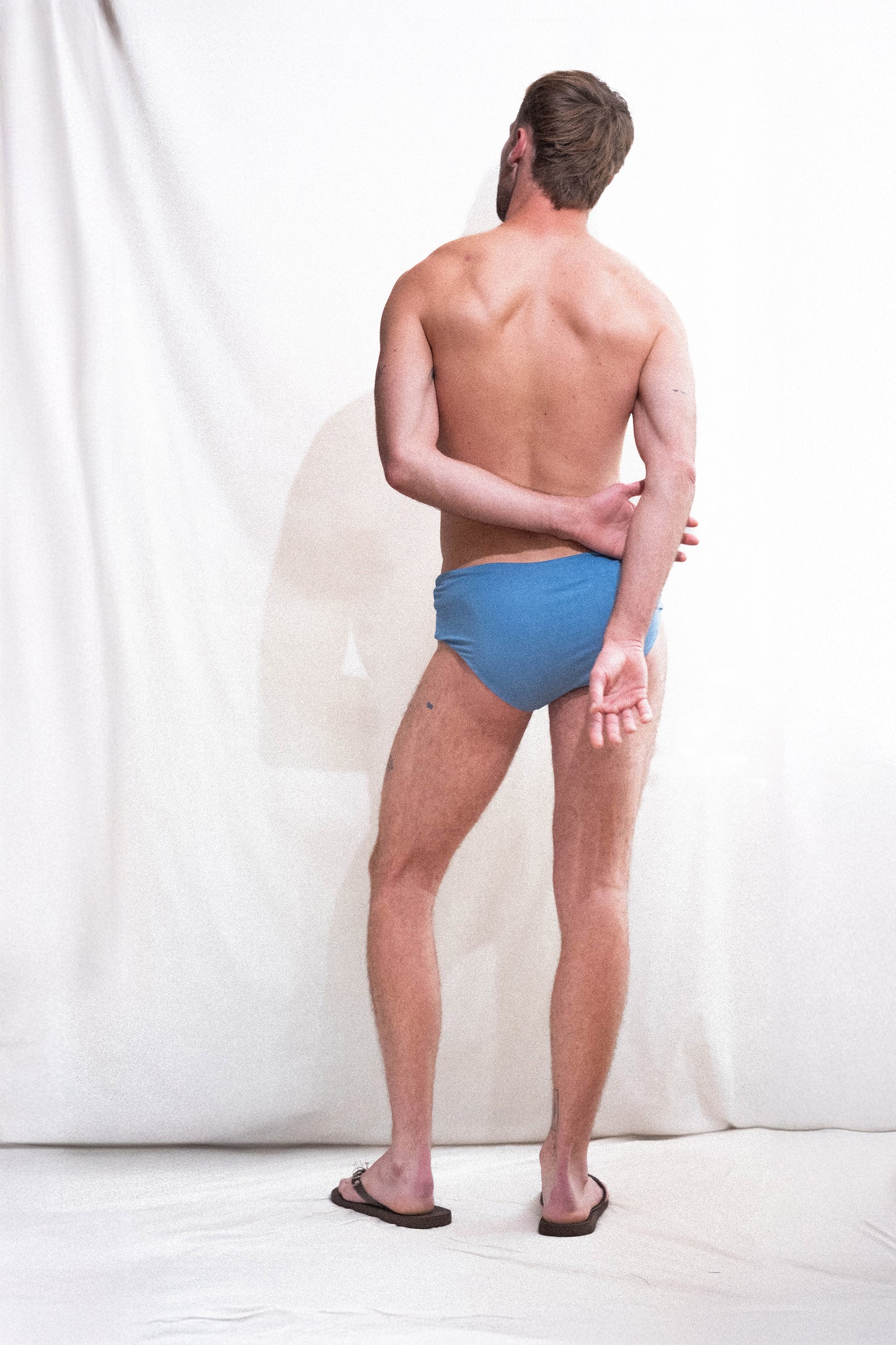 Drapped Speedo in Cotton Jersey