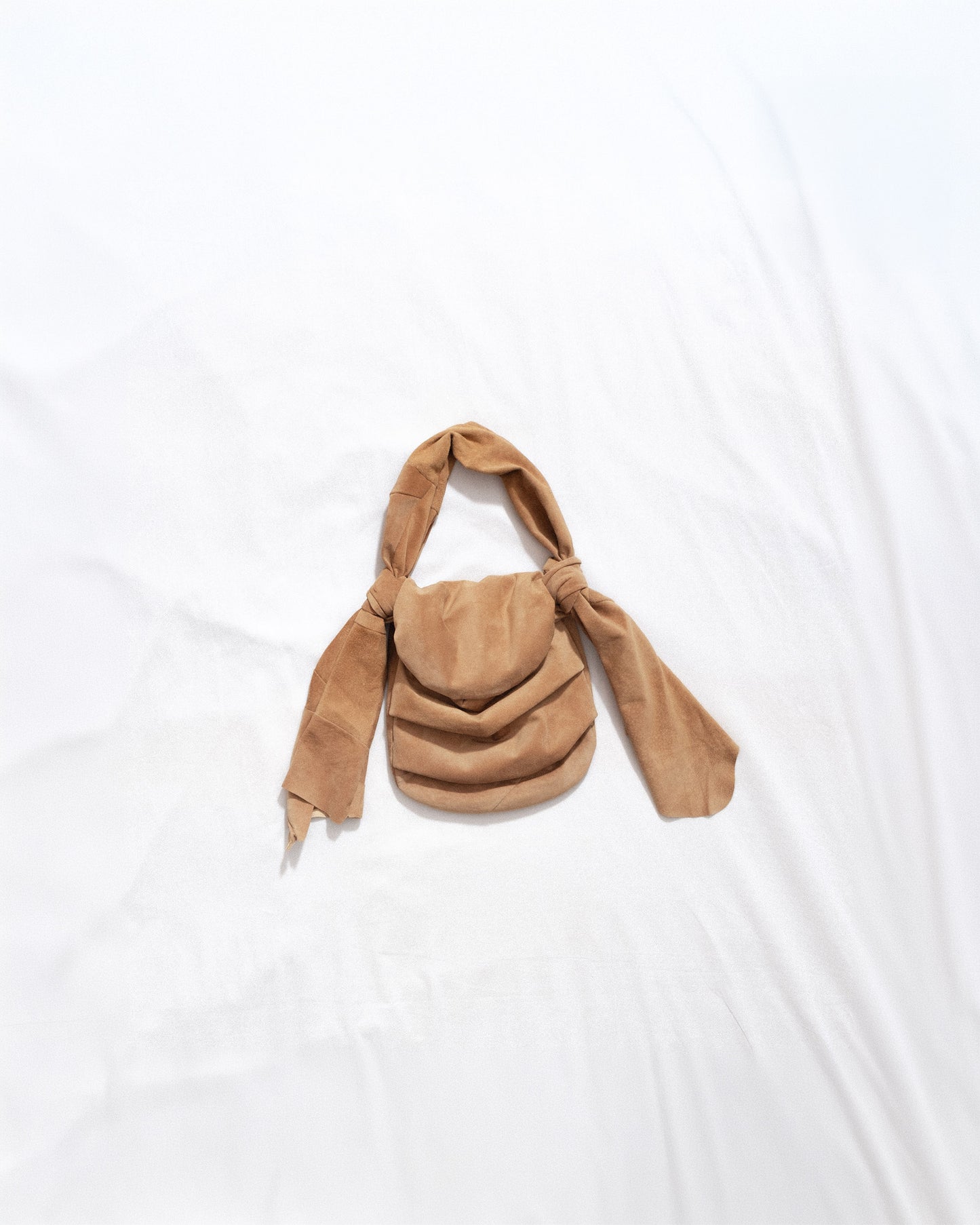 BB Bag in Beige Suede