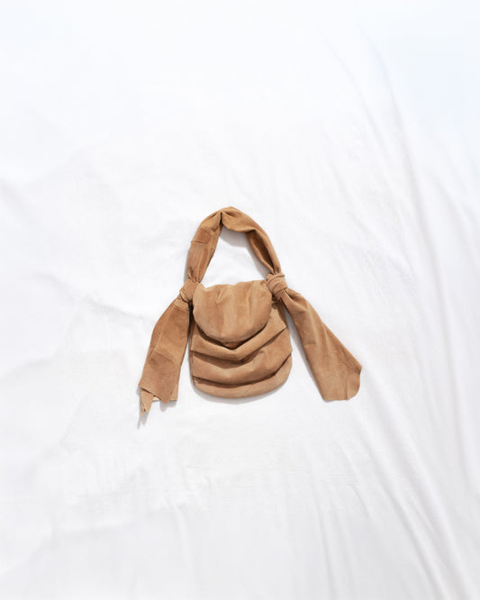 BB Bag in Beige Suede