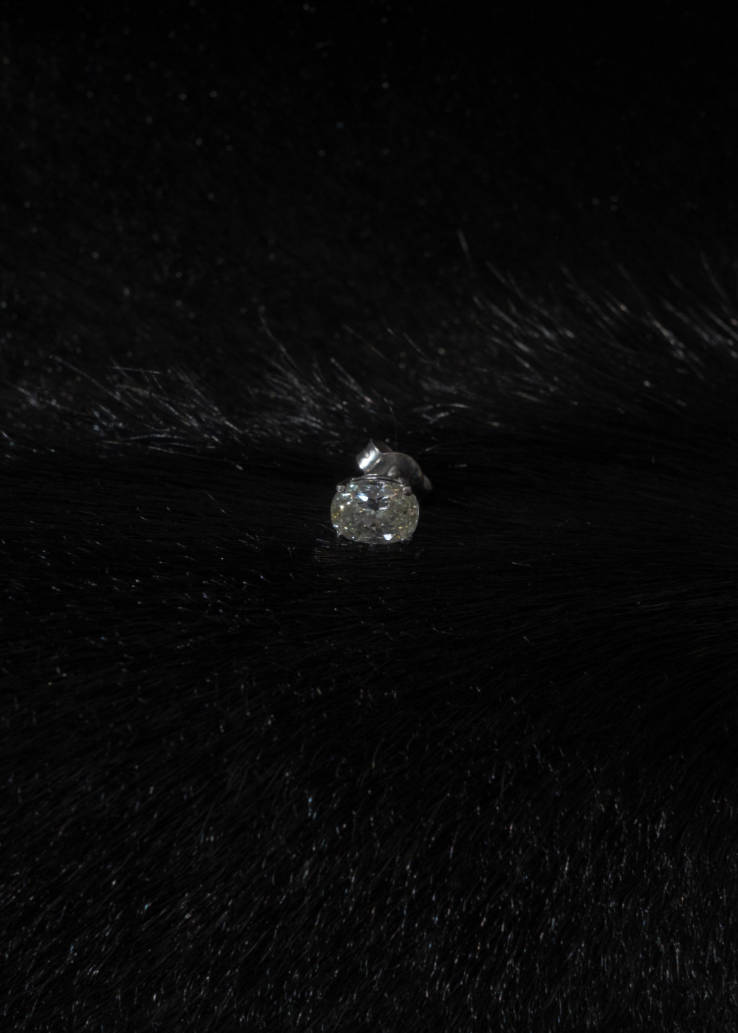 Green Diamond Earring