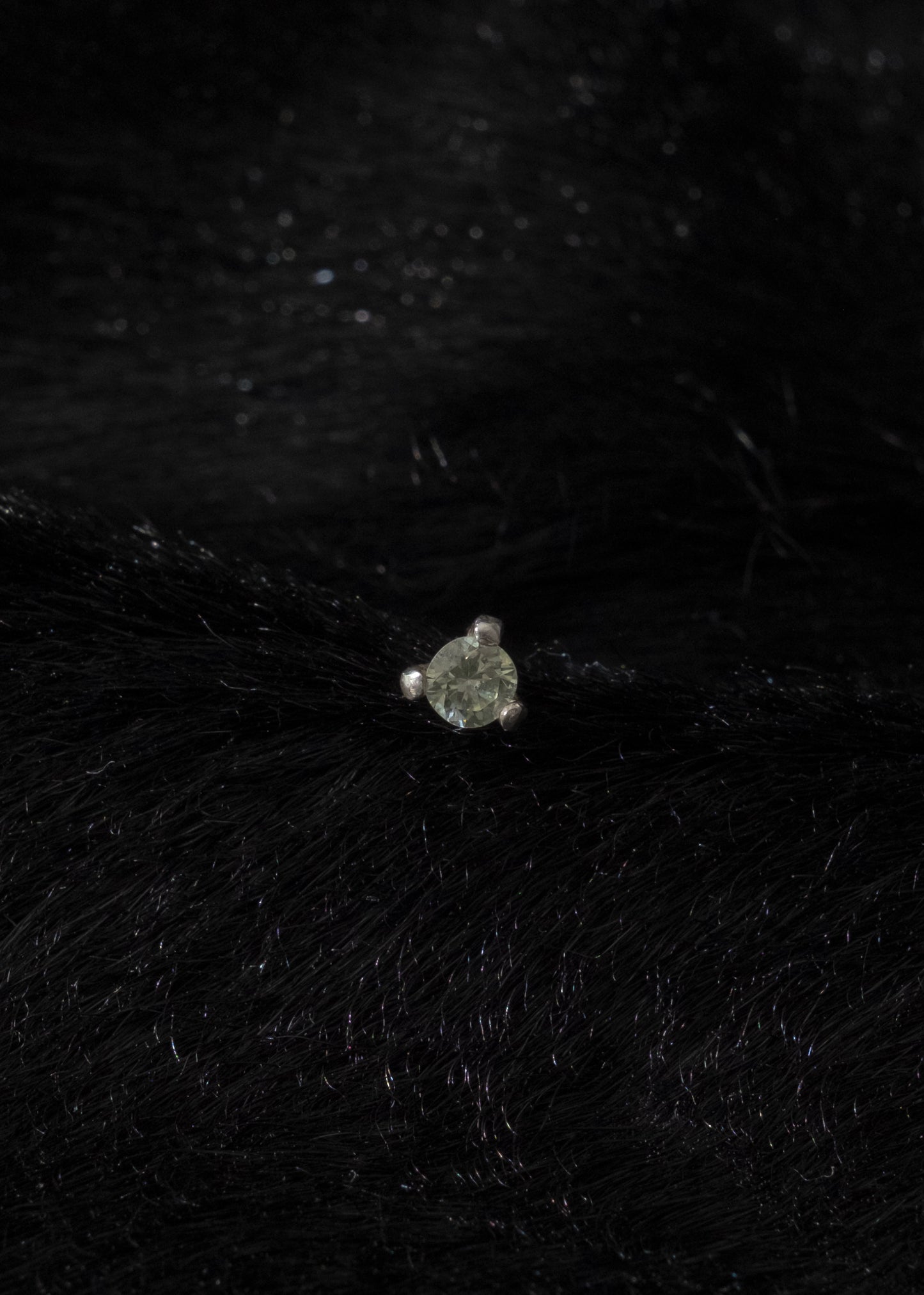 Mint Diamond Earring