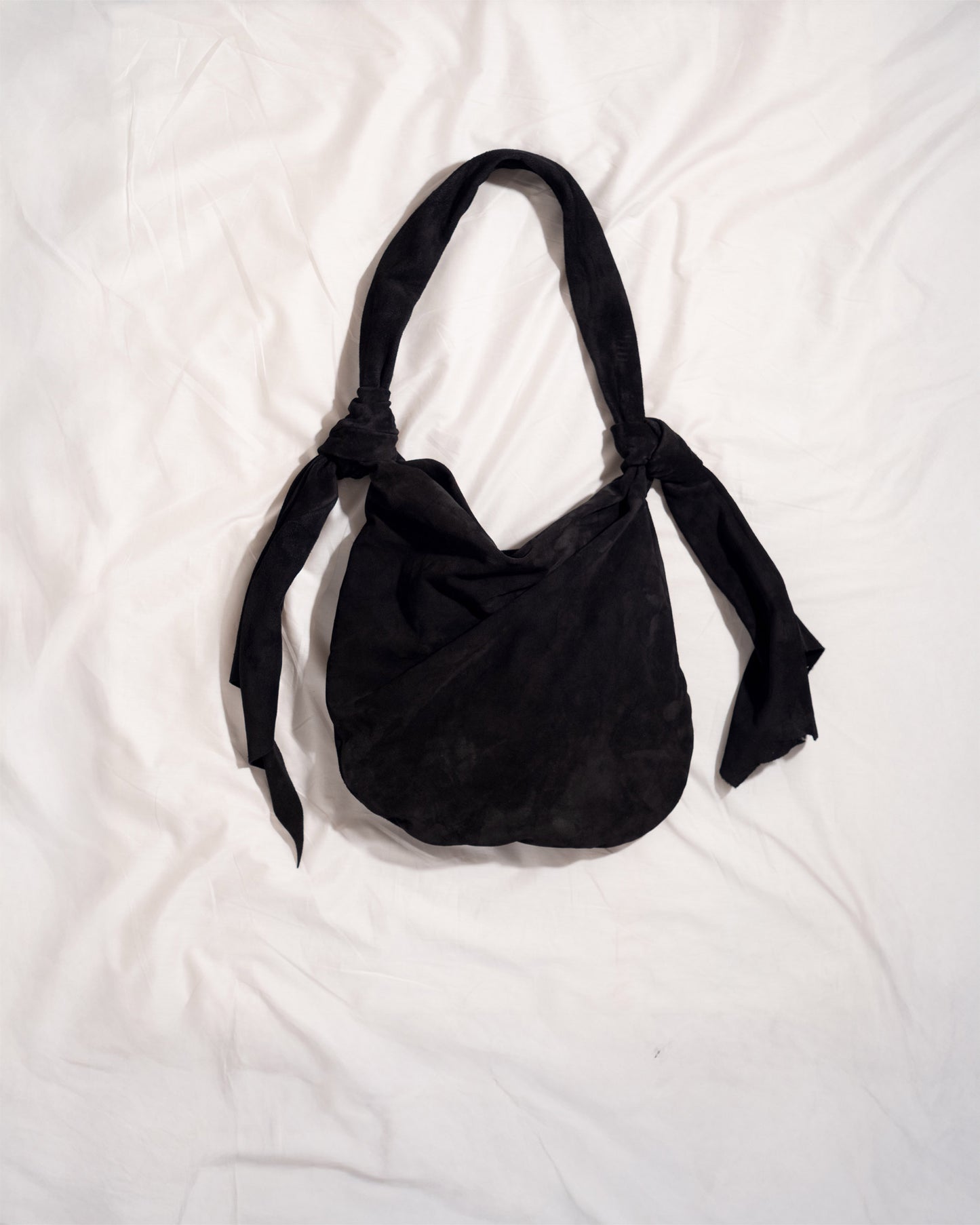BB Sack in Black Suede