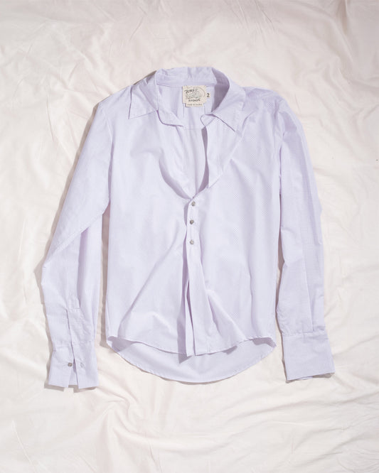 Bias Shirt in Checkered Cotton