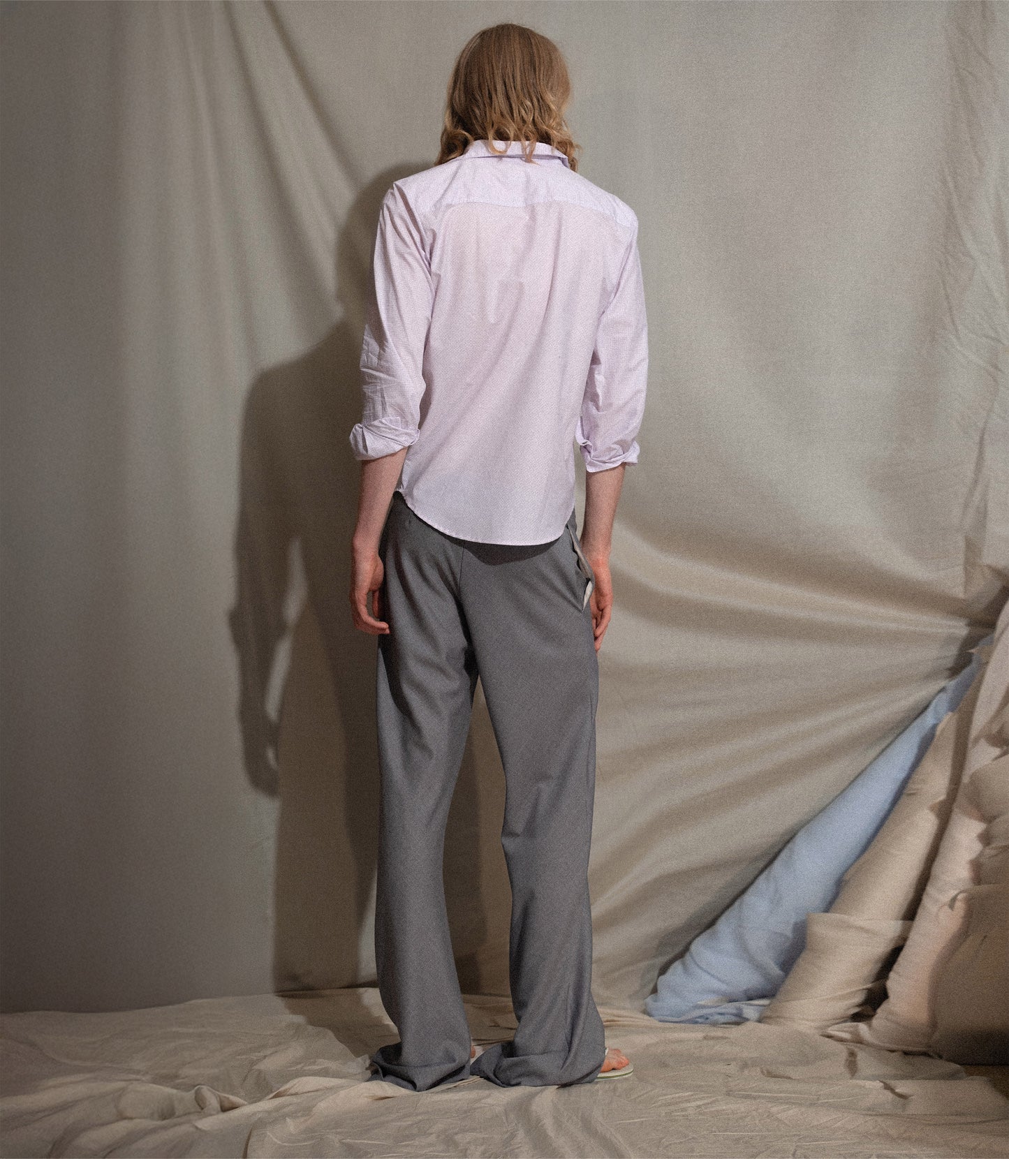 Bias Shirt in Checkered Cotton