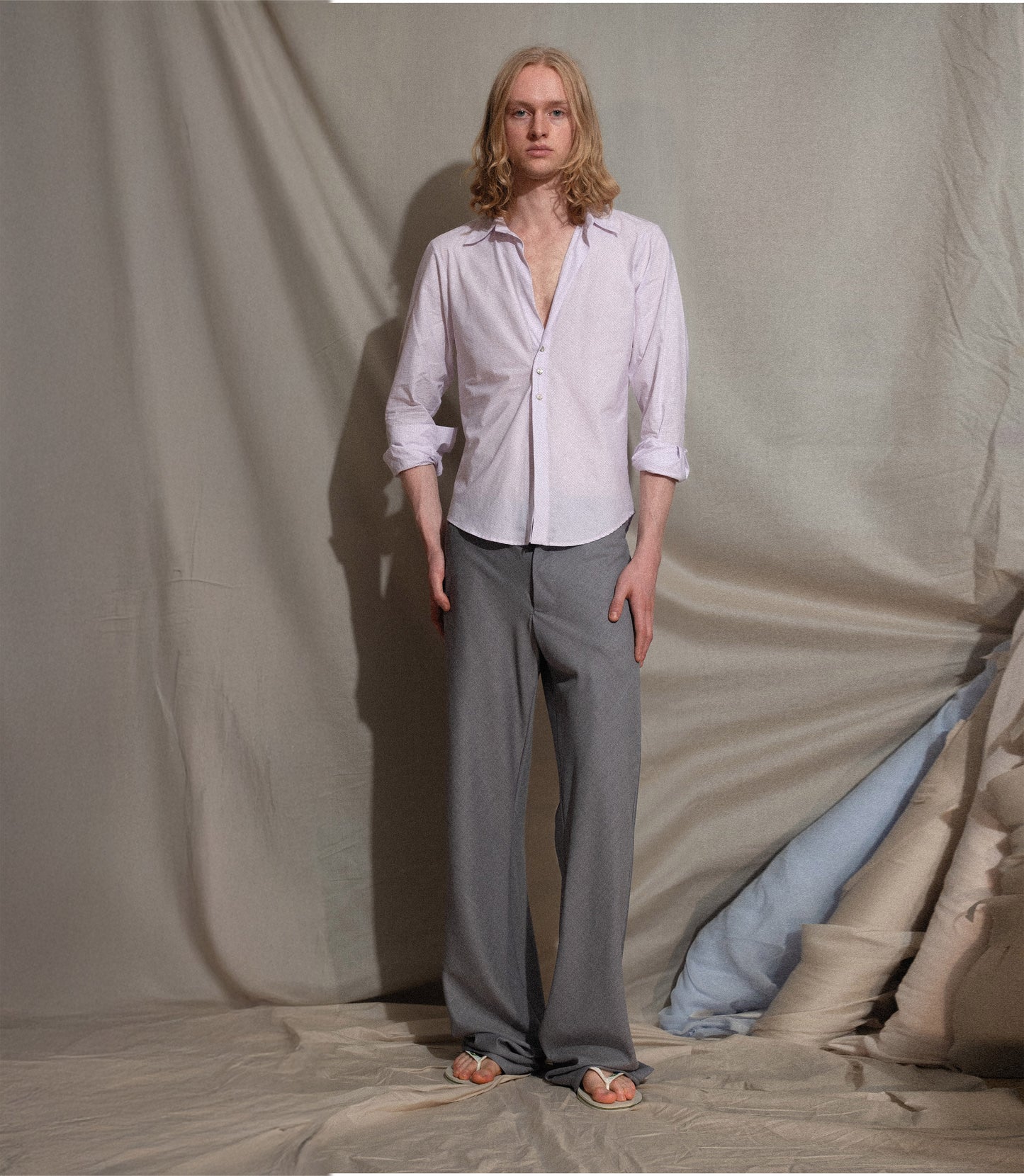 Bias Shirt in Checkered Cotton