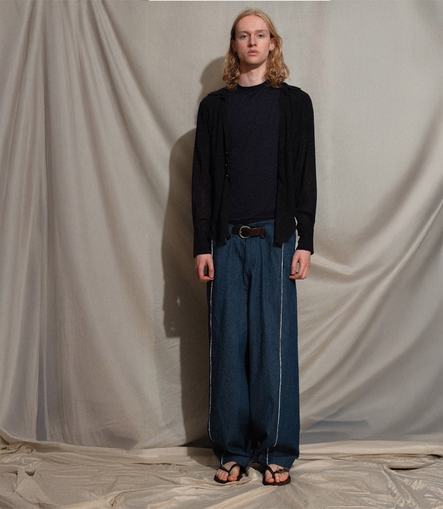 Back Pleat Jeans