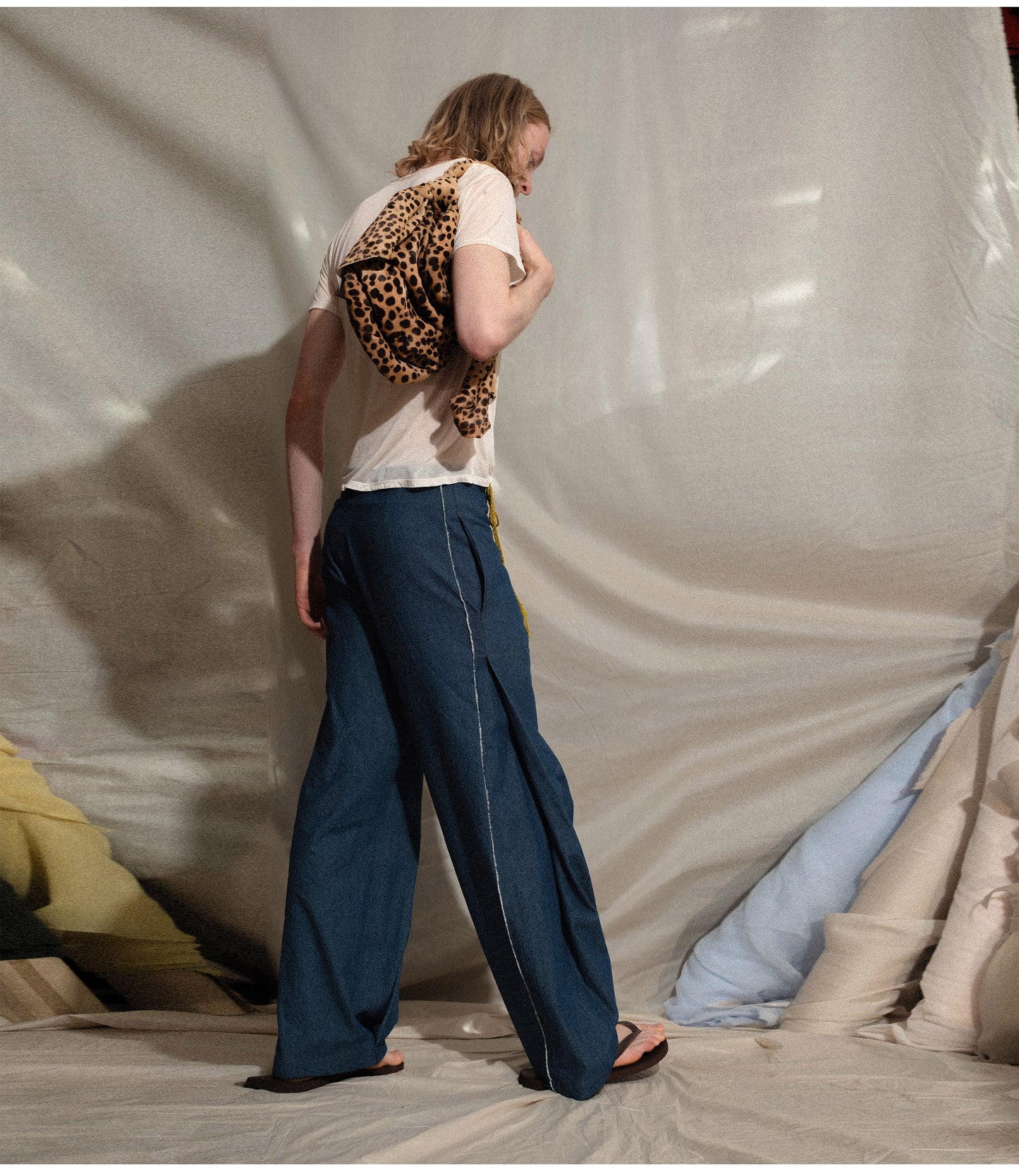 Front Pleat Jeans