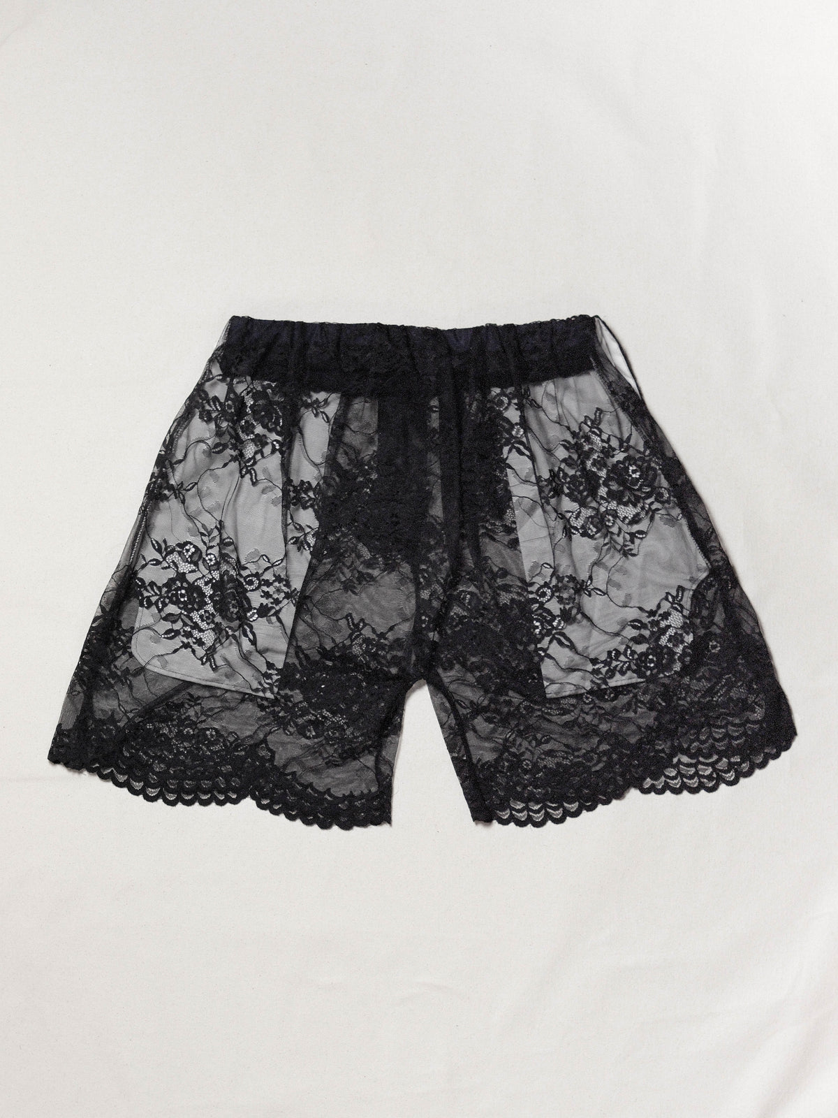 Boxer Shorts in Black Lace
