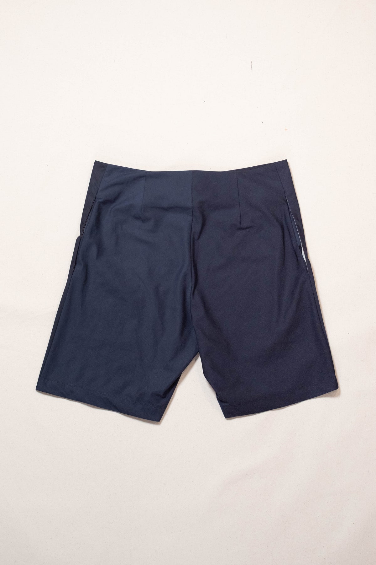 Bias Shorts in Navy Nylon