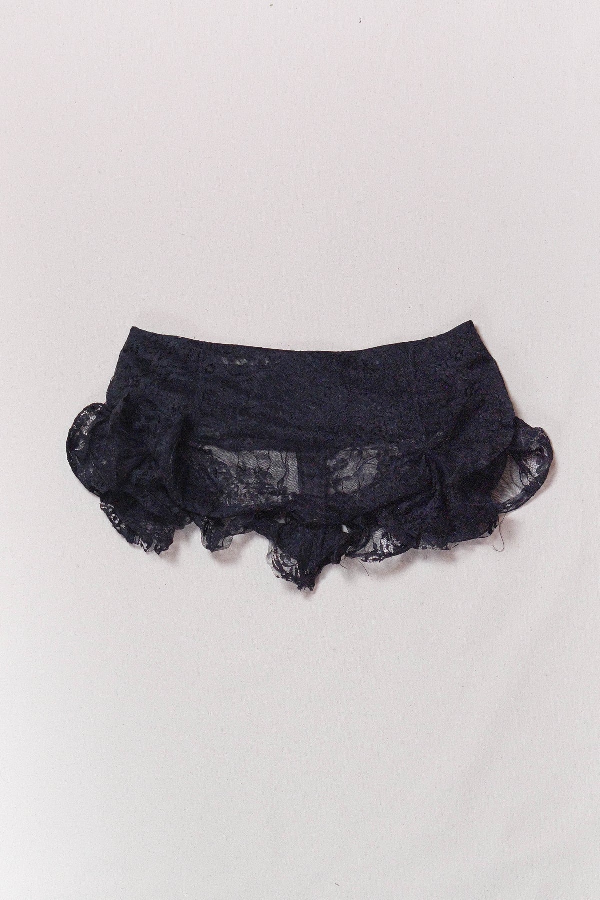 Slutty Mini Skirt in Black Lace
