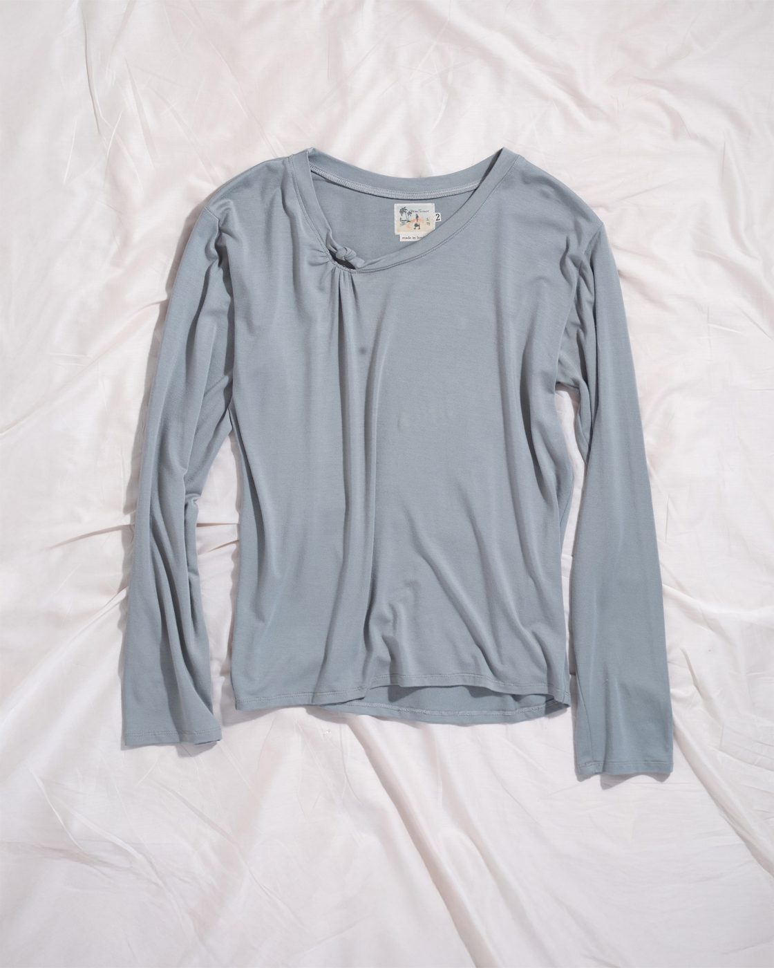 knot long sleeve t shirt